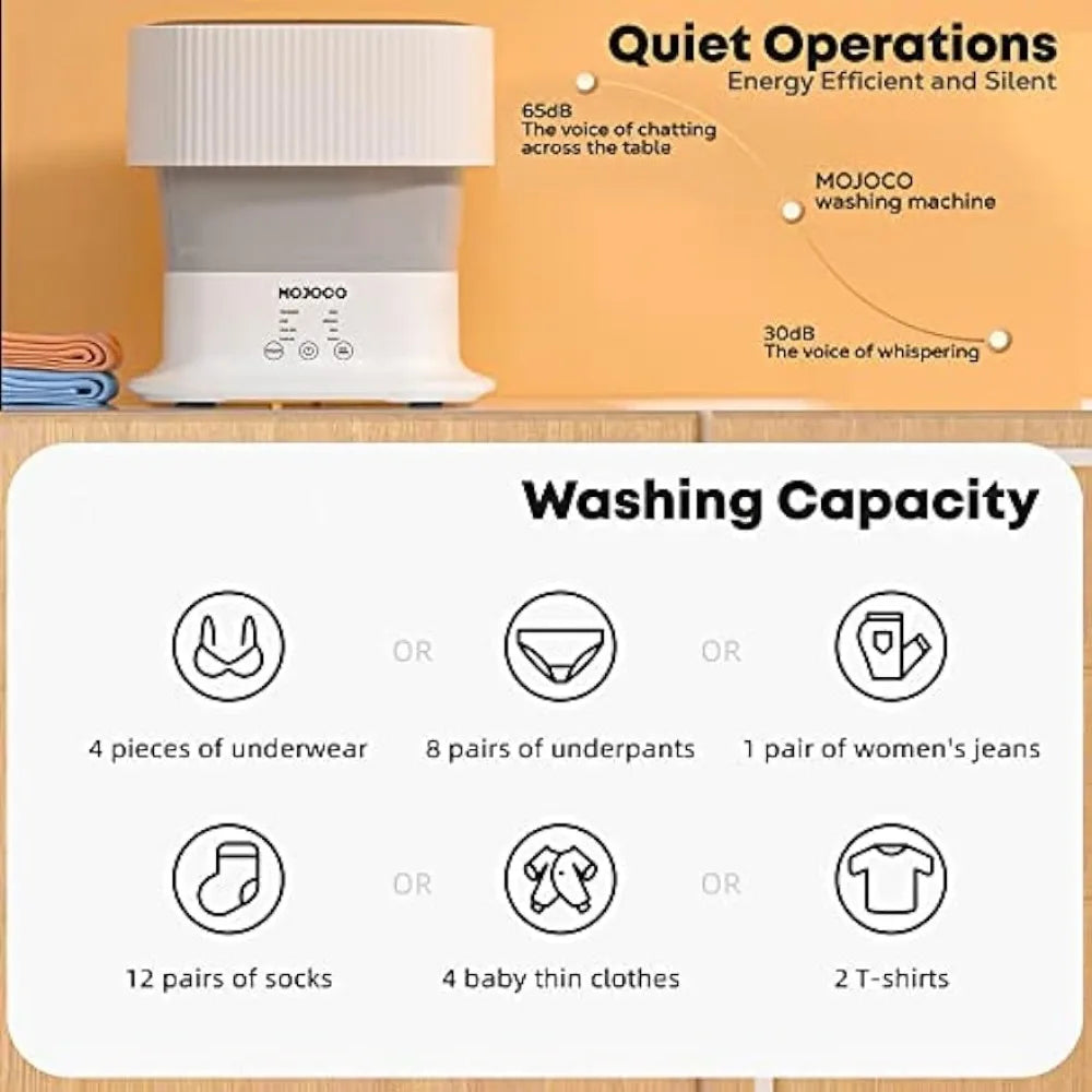 Portable Foldable Washing Machine ViralGalleria.com