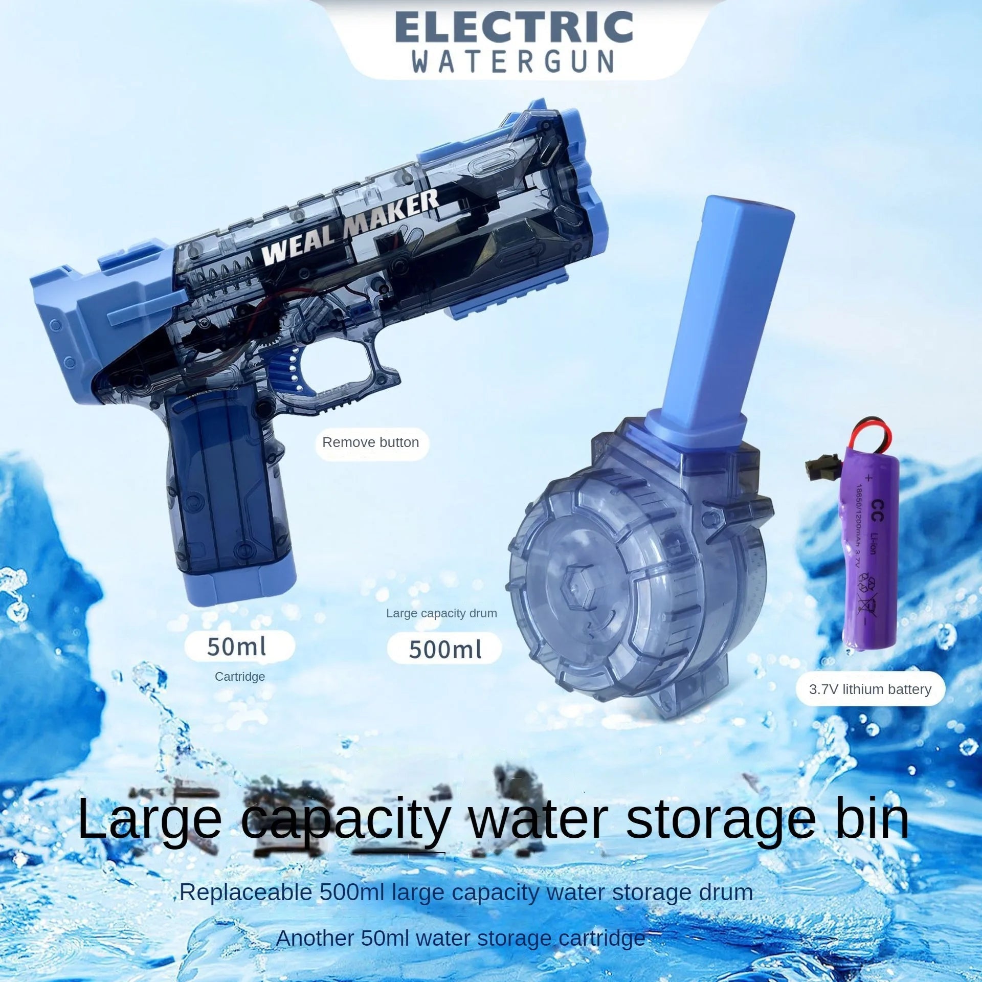 Firing Electric Water Gun ViralGalleria.com