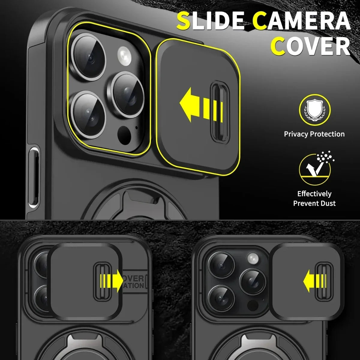 Armor Magnetic Bracket Case for iPhone ViralGalleria.com