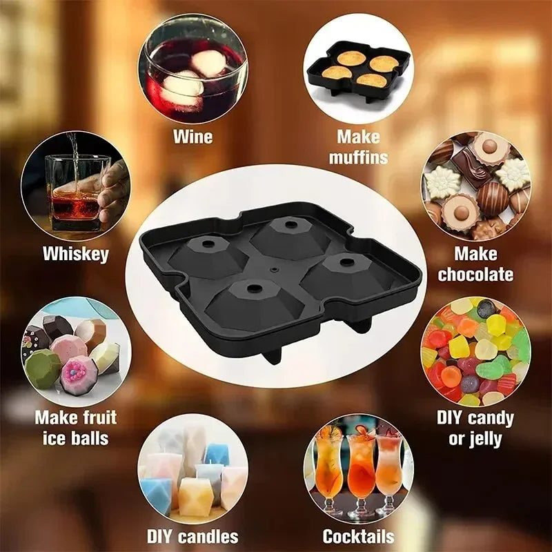 Silicone Ice Ball Mold Tray ViralGalleria.com