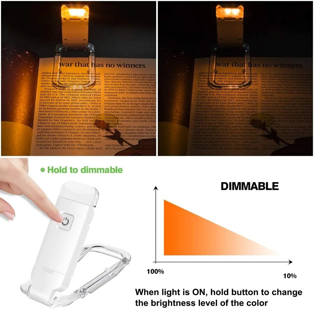 Mini Light Reading Clip Light LED ViralGalleria.com