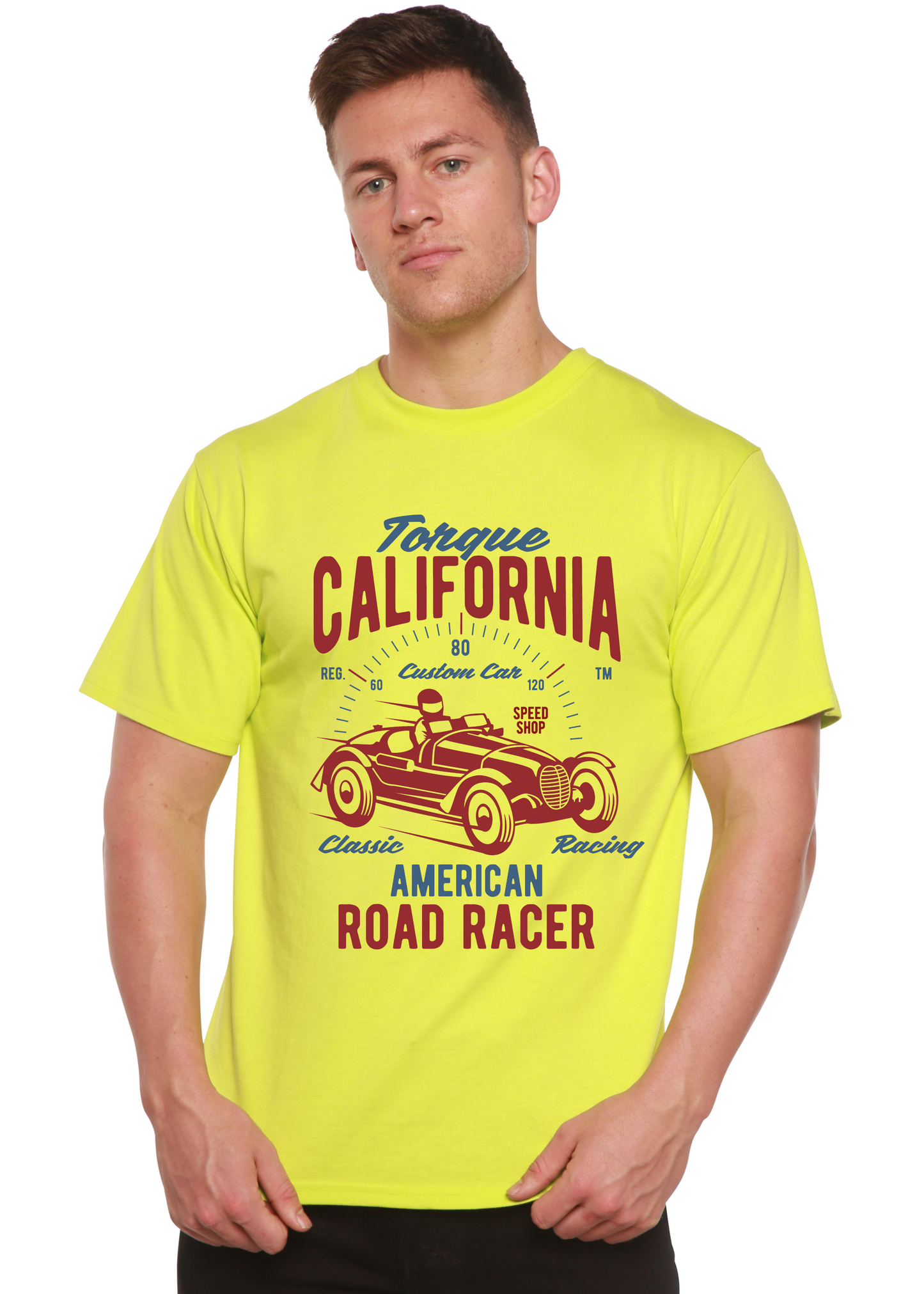 Torque California Spun Bamboo® Men's Bamboo Viscose/Organic Cotton Short Sleeve Graphic T-Shirt Spun Bamboo