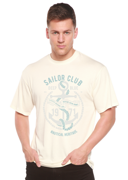 Sailor Club Spun Bamboo® Men's Bamboo Viscose/Organic Cotton Short Sleeve Graphic T-Shirt Spun Bamboo