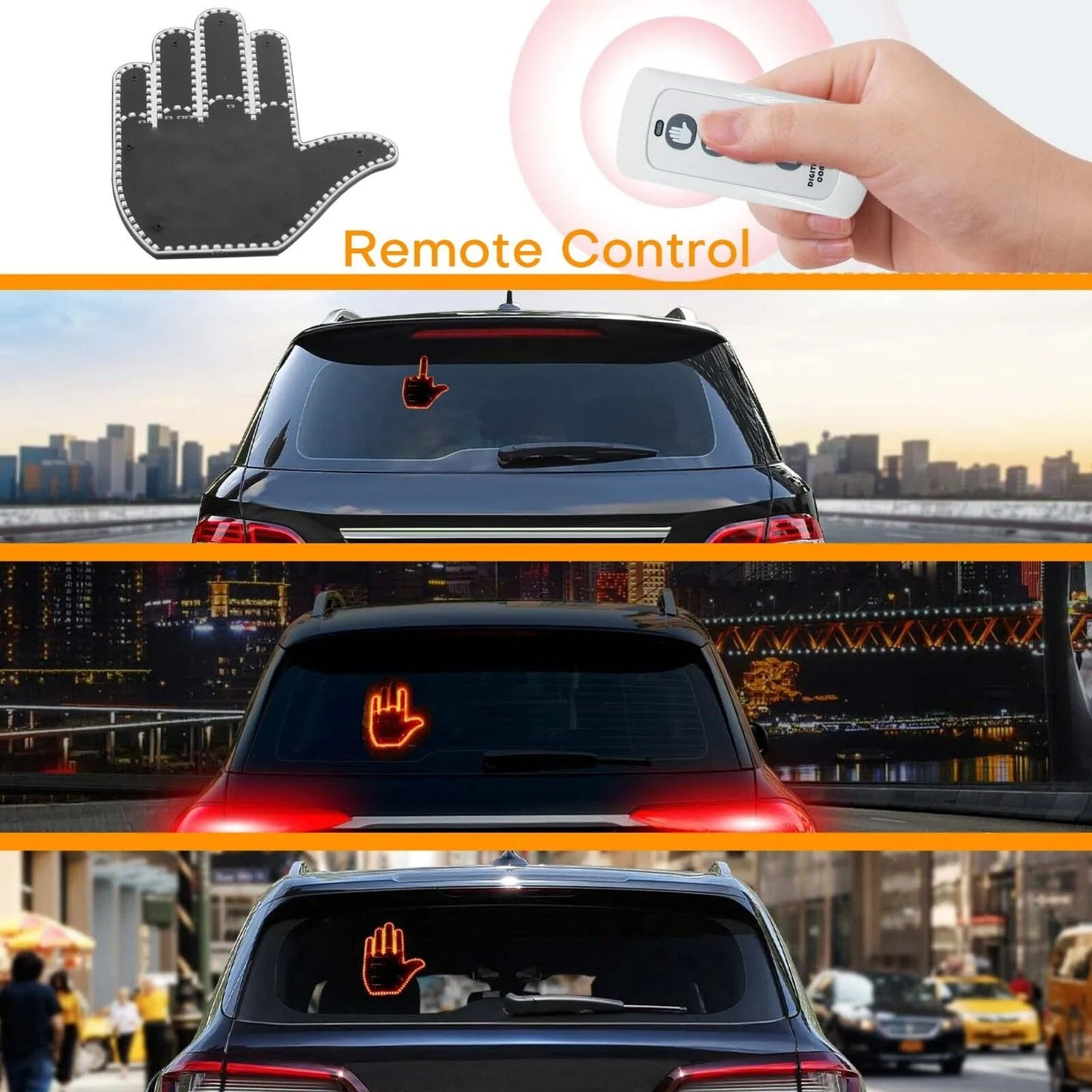 Hand Gesture Car Light ViralGalleria.com