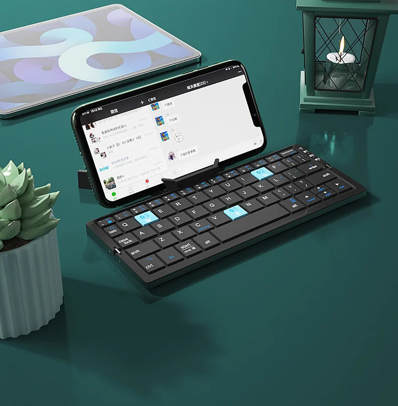 Mini Foldable Bluetooth Keyboard ViralGalleria.com