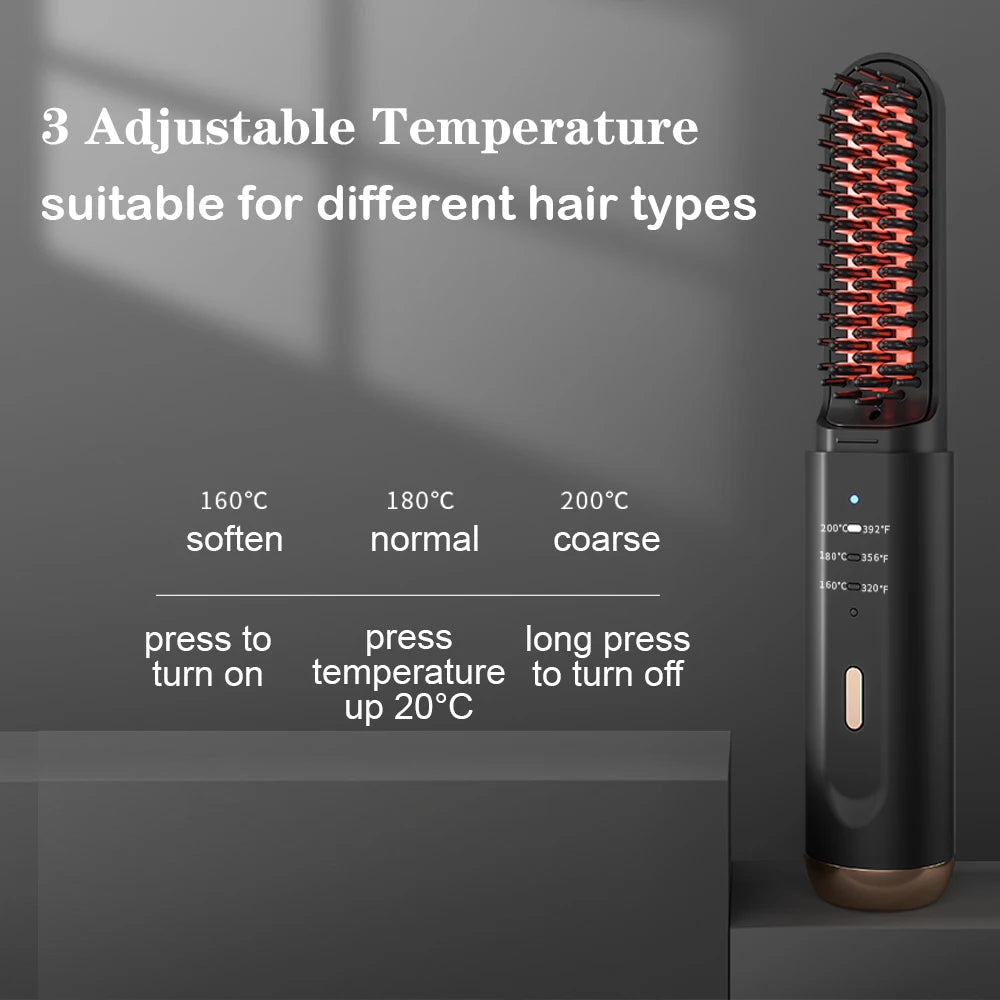 Cordless Beard Straightener for Men ViralGalleria.com