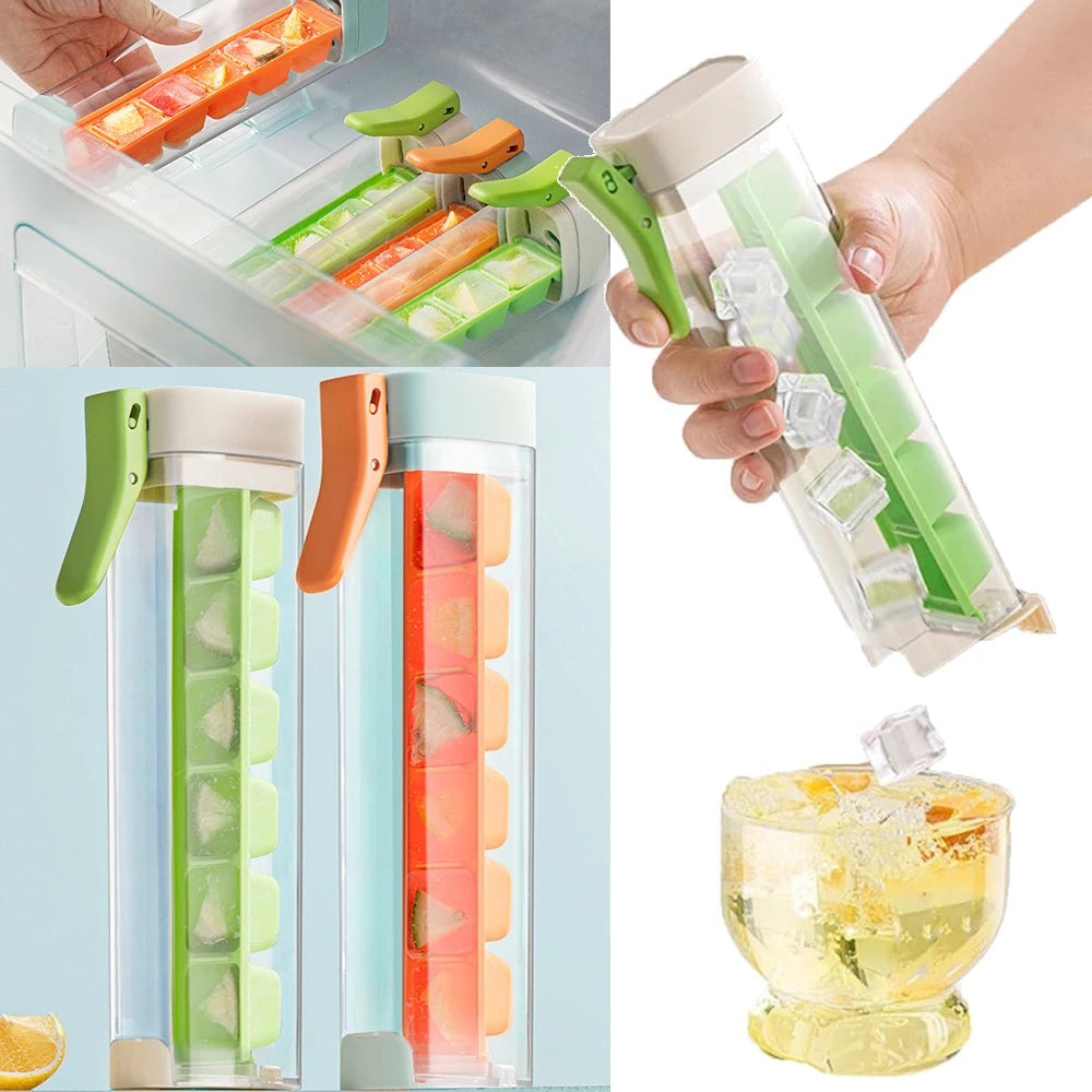 Ice Cube Maker Handle Tray ViralGalleria.com