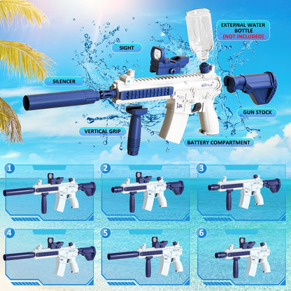 New Electric Water Gun Automatic Squirt Rifle Toy Gun ViralGalleria.com