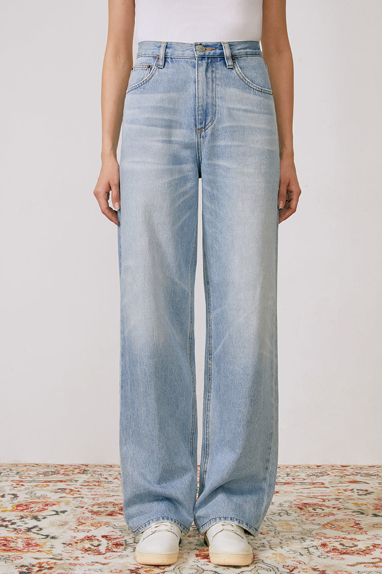 Coney Island Whitefish High Rise Wide Jeans HJ007 Hey Joanie