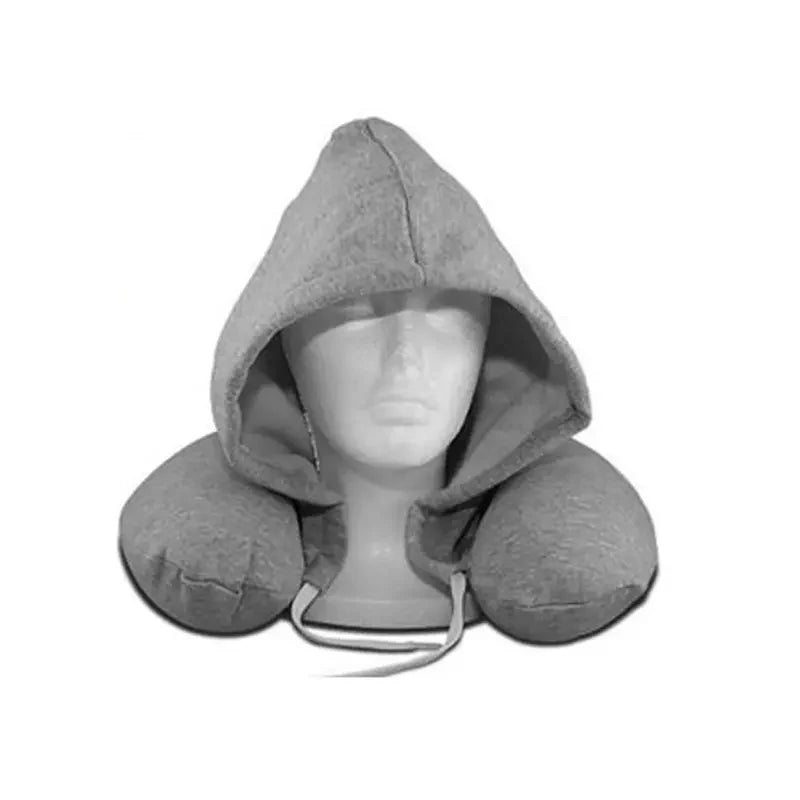 Hooded Travel Neck Pillow ViralGalleria.com