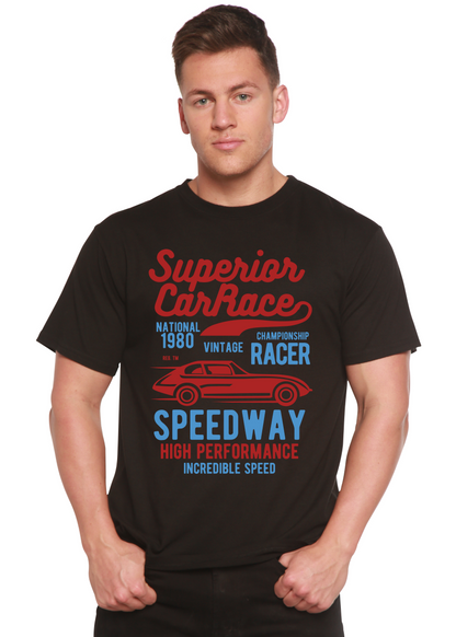 Superior Car Spun Bamboo® Men's Bamboo Viscose/Organic Cotton Short Sleeve Graphic T-Shirt Spun Bamboo