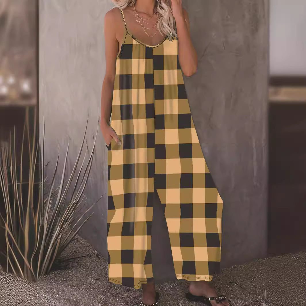 Slip-in Casual Sling Jumpsuit Women Grayceful LLC