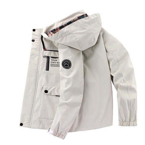 Spring and Summer Men's Fashion Casual Windbreaker Pilot Jacket Outdoor Sports Jacket NovaCart