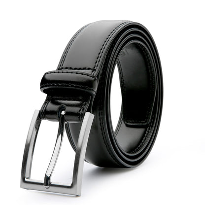 Men's Leather Belt, Fashion & Classic Casual Belt with Single Prong Buckle for Jeans, Pants, Work And Business, Gift for Dad & Husband NovaCart