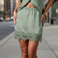 Solid Color Fitted Mini Skirt | Street Style Bodycon FitiqueFit