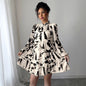 Simple Printed Skirt For Women Dress Grayceful LLC