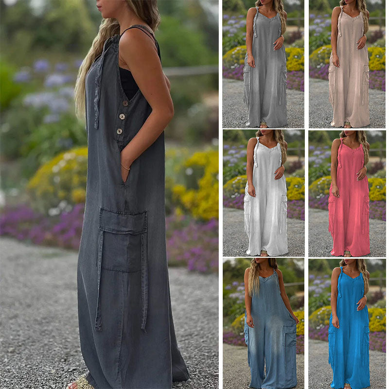 Jumpsuit Loose Comfortable Casual Pants Grayceful LLC