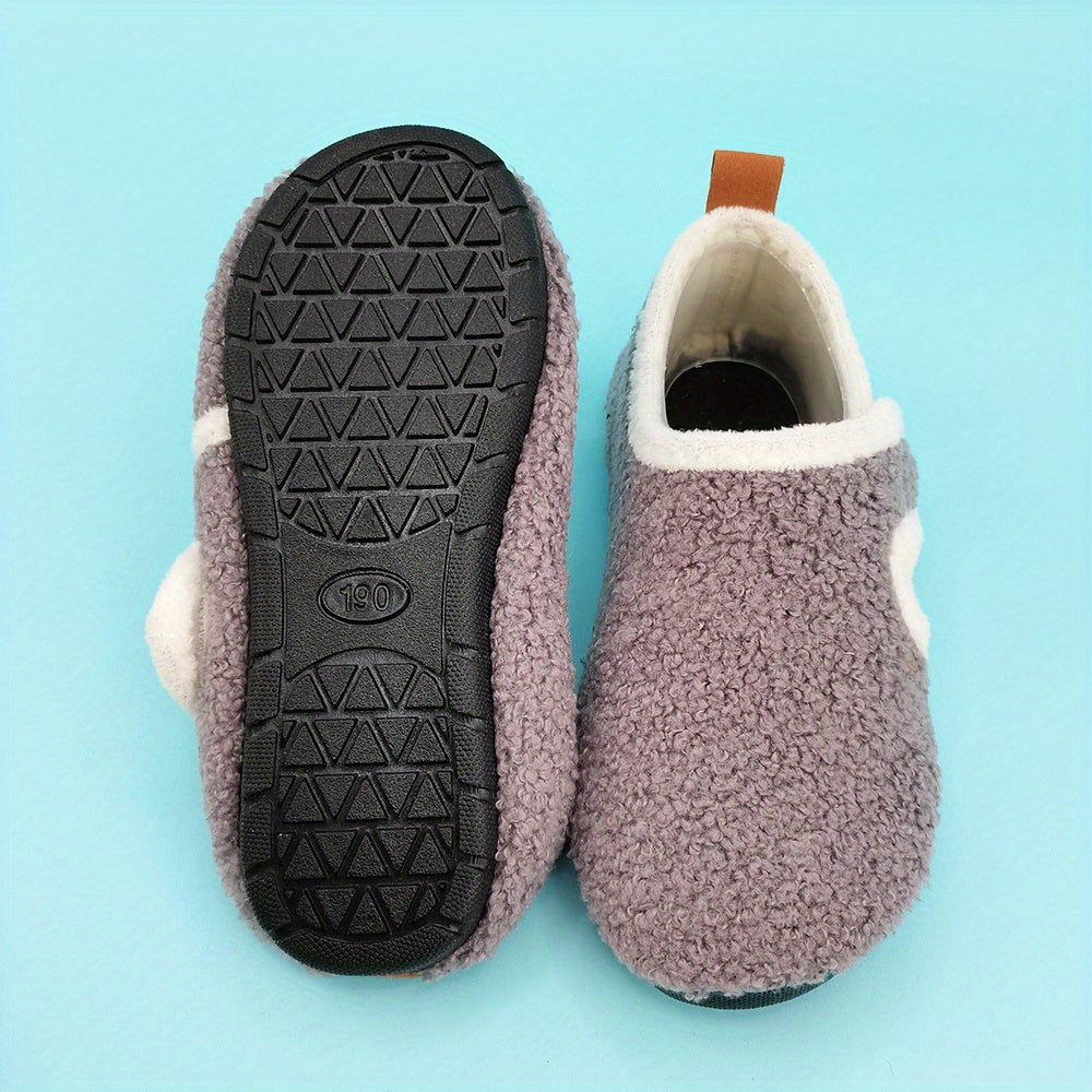 2022 New Spring Winter Cute Girl Home Shoes Thicken Soft Sole Baby Socks Shoes Toddler Warm Lightweight Floor Shoes Little Kids Fashion Faux Fur NovaCart