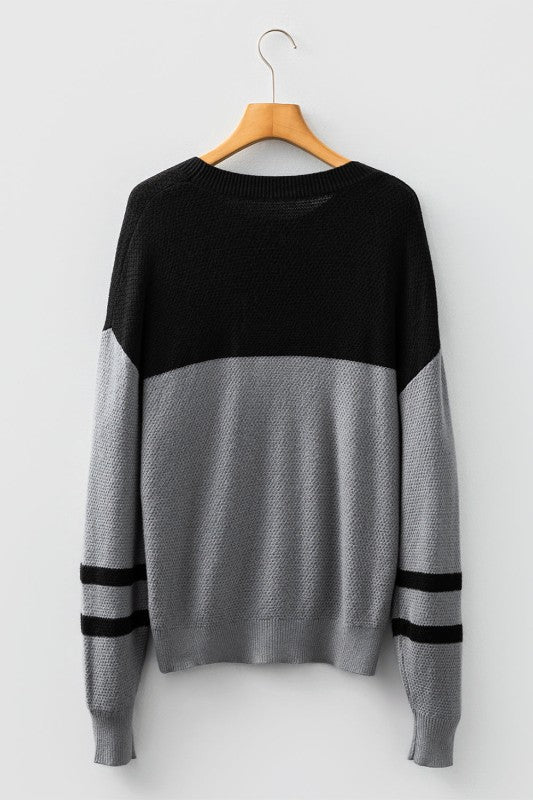 Colorblock Stripe Long Sleeve Sweater Shop Style & More | Fresh Looks, Everyday Deals & Free Shipping