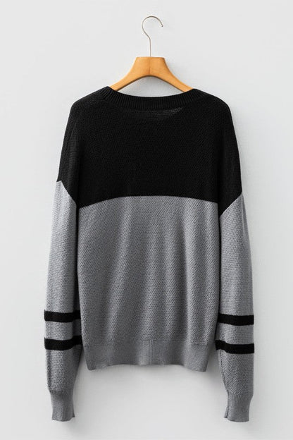 Colorblock Stripe Long Sleeve Sweater Shop Style & More | Fresh Looks, Everyday Deals & Free Shipping