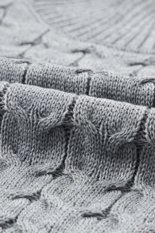 Cable Knit Turtleneck Batwing Short Sleeve Sweater Shop Style & More | Fresh Looks, Everyday Deals & Free Shipping