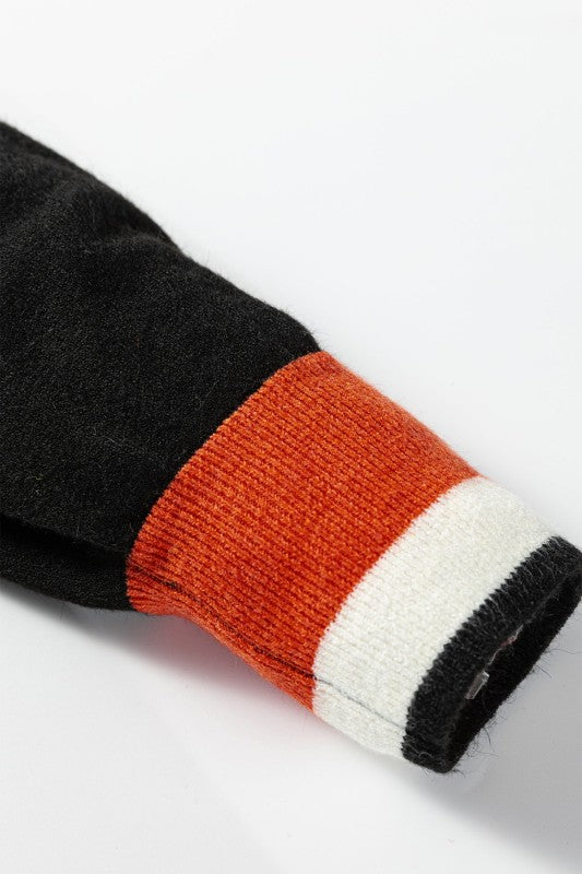 Scarlett Striped Trim Varsity Sweater Shop Style & More | Fresh Looks, Everyday Deals & Free Shipping