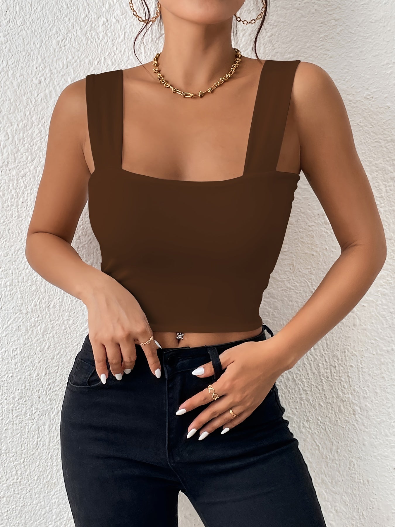European And American Sexy Chest-Revealing Waist-Cinching Camisole NovaCart