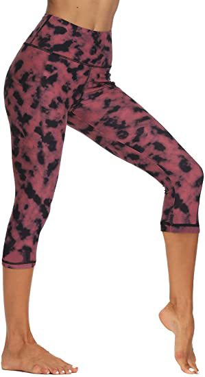 Cropped High-Rise Print Leggings – USA Flag Print Patriotic Workout Pants - 19 Styles FitiqueFit