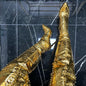 Explosive Sexy Gold-studded Stiletto-pointed Fashion Boots See size chart under “more details” The Fashion Celestial