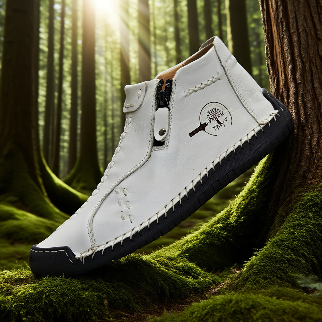 Men's Handmade PU Boots with Zipper, Casual NovaCart