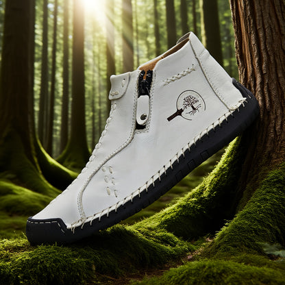 Men's Handmade PU Boots with Zipper, Casual NovaCart