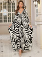 Fashion Personalized Cotton Printed Beach Dress Women Grayceful LLC