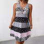 Plus Size Striped Tank Top & Skirt Set FitiqueFit