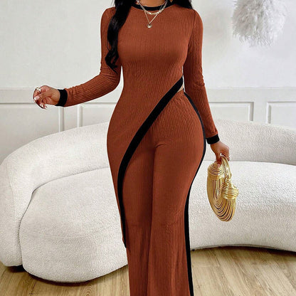 Women’s Asymmetrical Top and Pants Set FitiqueFit