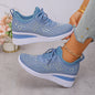 Ins Rhinestone Sneakers Fashion Lace Up Wedges Casual Shoes Women's Daily Commuting Sports Shoes See size chart under “more details” The Fashion Celestial