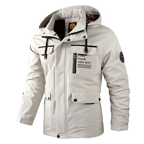 Spring and Summer Men's Fashion Casual Windbreaker Pilot Jacket Outdoor Sports Jacket NovaCart