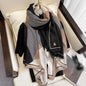 Imitation Scarf For Women Winter Warm Scarf Shawl Neckerchief Lightweight Shawl Wrap NovaCart