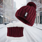 Warm Knitted Beanie & Scarf Women | Cozy Winter Bundle FitiqueFit