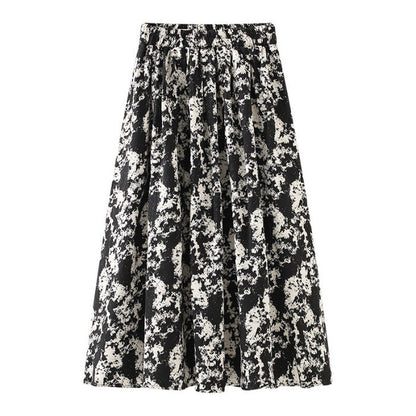 Women's Western Style Tie-dyed Skirt Grayceful LLC