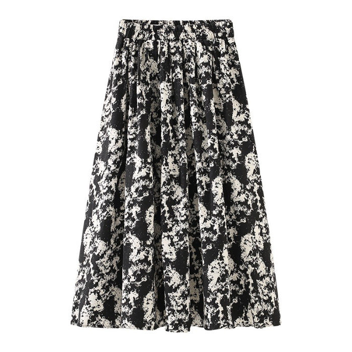 Women's Western Style Tie-dyed Skirt Grayceful LLC