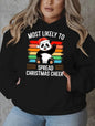 Plus Size Christmas Panda Hoodie FitiqueFit