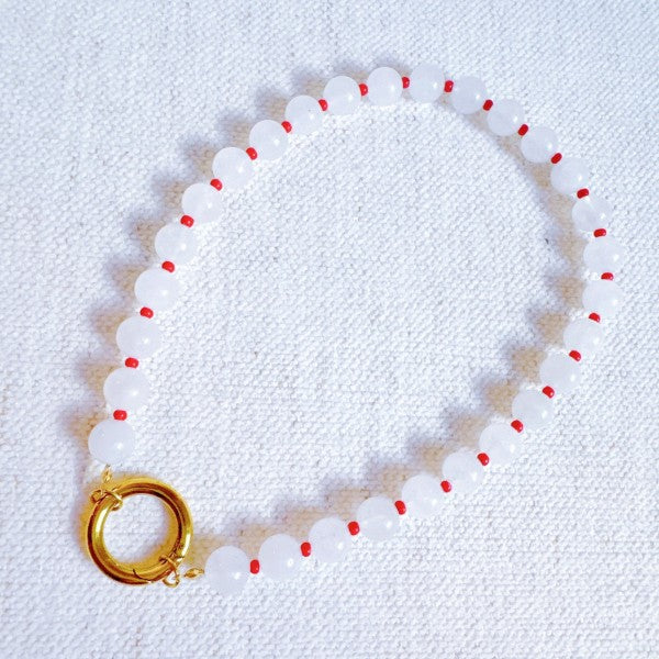 Moon Mink Stone Bead Necklace Shop Style & More | Fresh Looks, Everyday Deals & Free Shipping