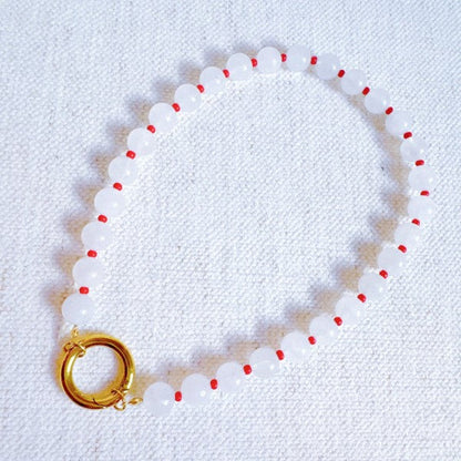 Moon Mink Stone Bead Necklace Shop Style & More | Fresh Looks, Everyday Deals & Free Shipping