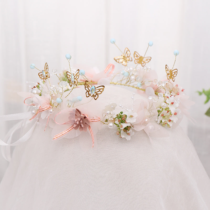 Bridal Accessories Flower Butterfly Bridal Headband Hairband Accessories Performance Headpiece NovaCart