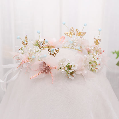Bridal Accessories Flower Butterfly Bridal Headband Hairband Accessories Performance Headpiece NovaCart