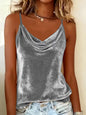 Solid Color Sleeveless Camisole Tank Top – 8 Colors, S–XXL FitiqueFit