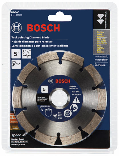 BOSCH DD500 5 In. Premium Segmented Tuckpointing Blade VM Hardware