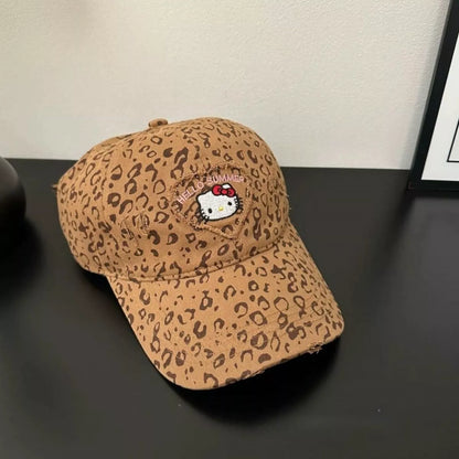 Embroidered Leopard Print Baseball Cap New Era Fashion LLc