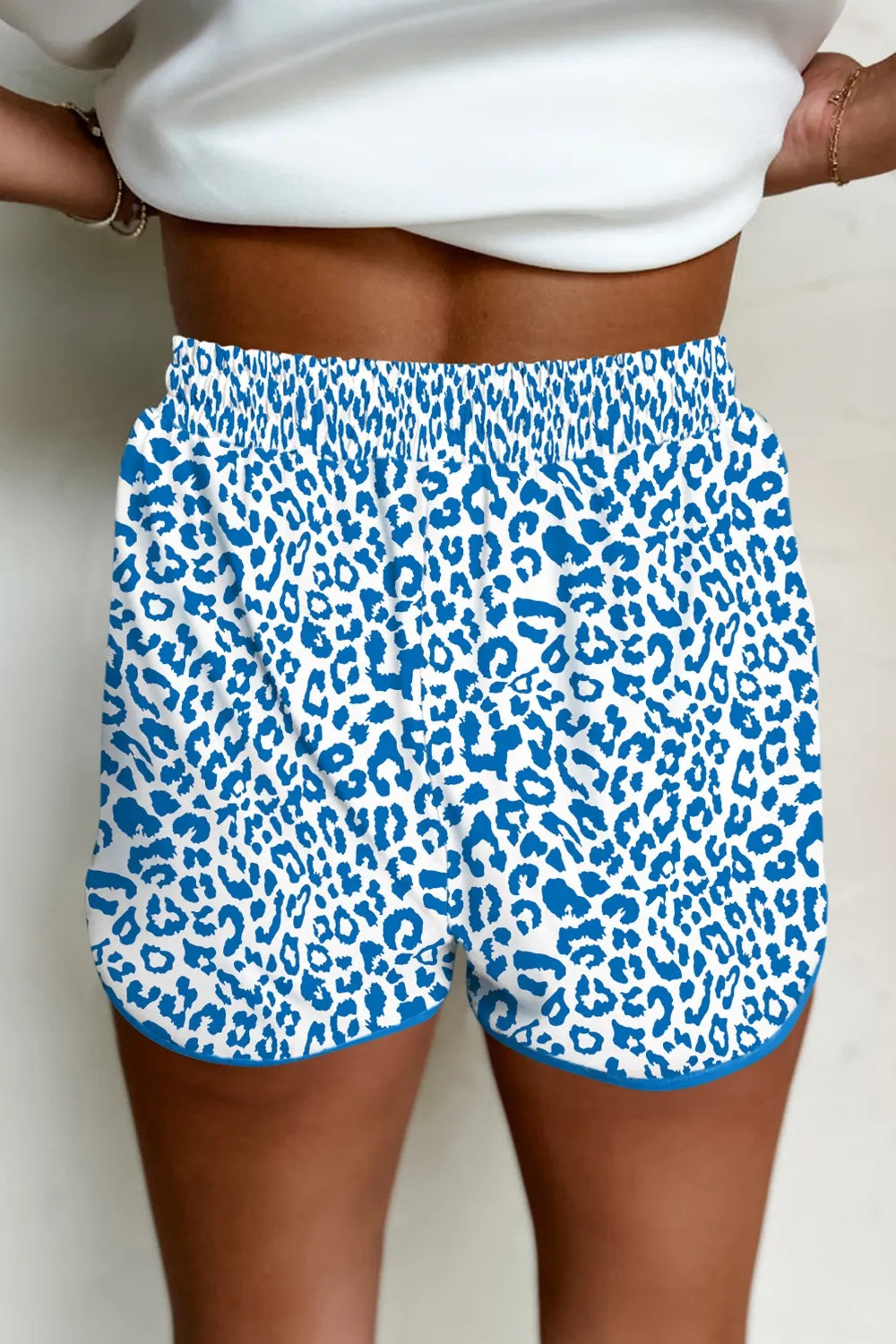 Leopard Drawstring Shorts – Comfortable and Stylish Fit See size chart under “more details” The Fashion Celestial