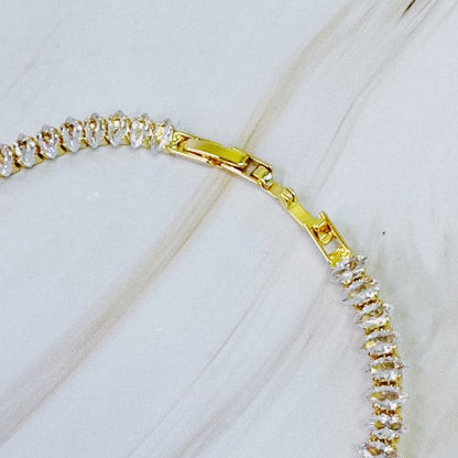 Marquise Cut Sparkle Tennis Necklace Shop Style & More | Fresh Looks, Everyday Deals & Free Shipping